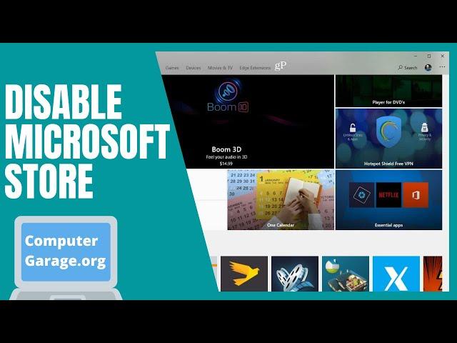 How to Disable Microsoft Store in Windows 10
