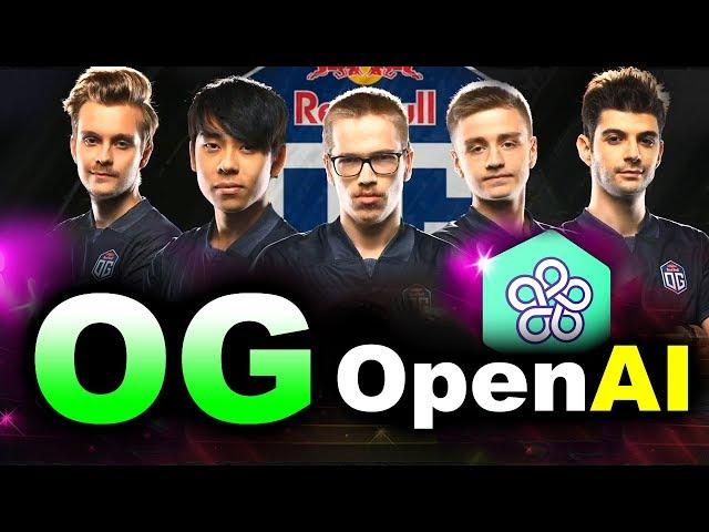 OG vs OpenAI FIVE - AI vs HUMANS - TI8 CHAMPIONS vs BOTS FINAL DOTA 2