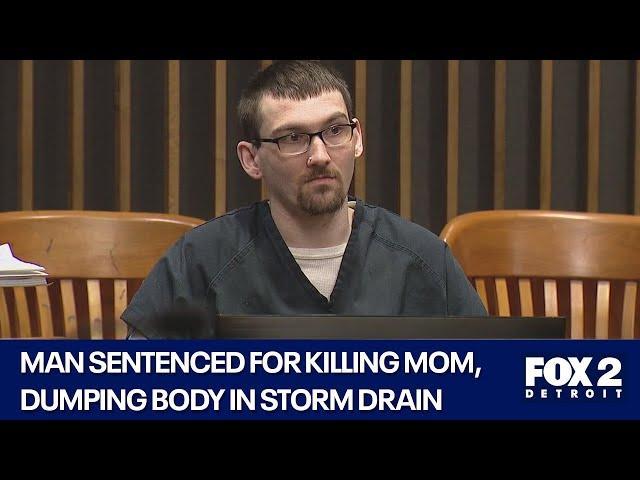 'YOU NEVER LOVED HER: Son sentenced for killing mom, dumping body in storm drain