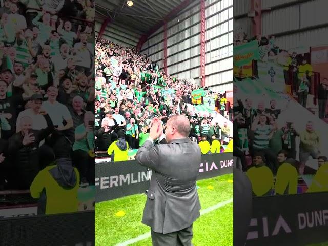  ANGE POSTECOGLOU - The Manager taking it all in! Back to Back Champions #shorts