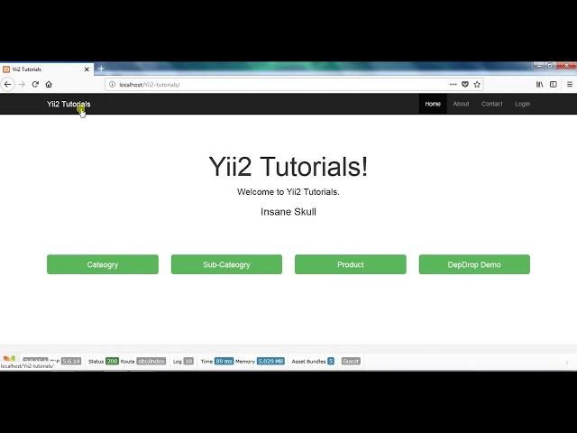 Yii2 Gridview Displaying, Sorting and Filtering Model Relations