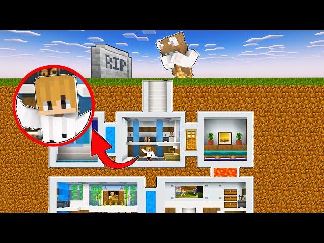 Minecraft, but CeeGee Built a mansion inside his grave! ( Tagalog )