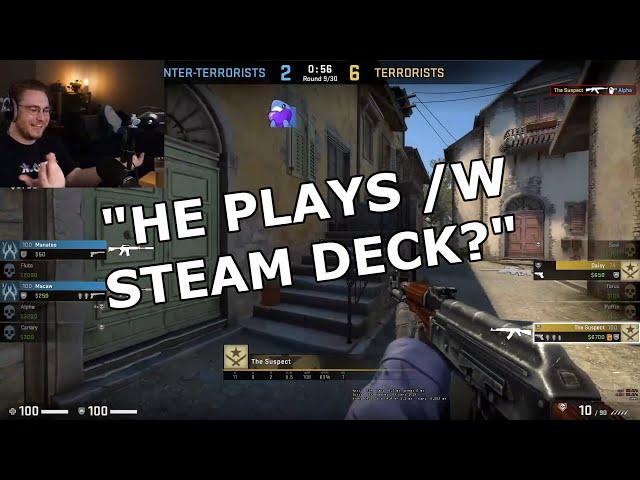 The Suspect playing with STEAM DECK