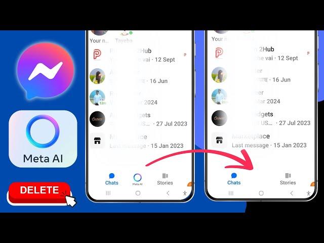 Paano Tanggalin ang Meta Ai Mula sa Facebook messenger । Messenger Meta Ai Remove