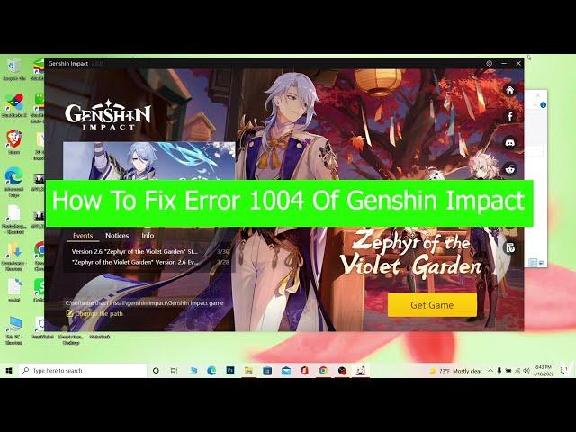 How to FIX Genshin Impact 1004 Failed to Verify Error on PC | Genshin Impact Tutorial (2022)