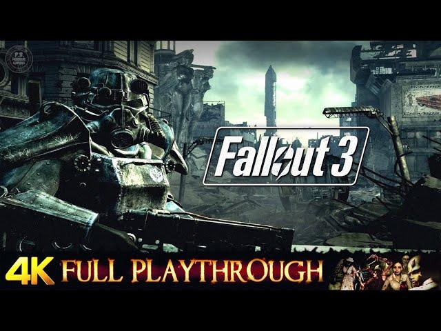 FALLOUT 3 | FULL 2024 Gameplay Walkthrough No Commentary 4K 60FPS PC [MODDED]