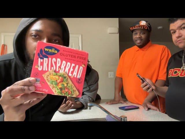 Wasa, Gluten Free Sesame & Sea Salt Crispbread Taste Test Review