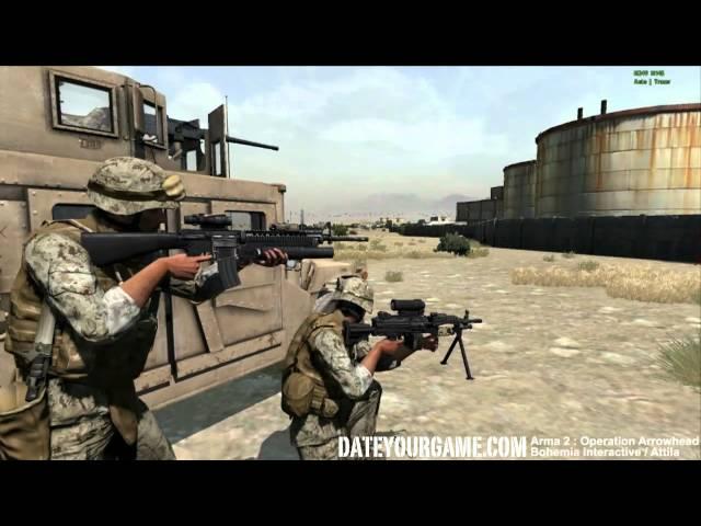 Arma 2 Operation Arrowhead gameplay with the 15th MEU Unit