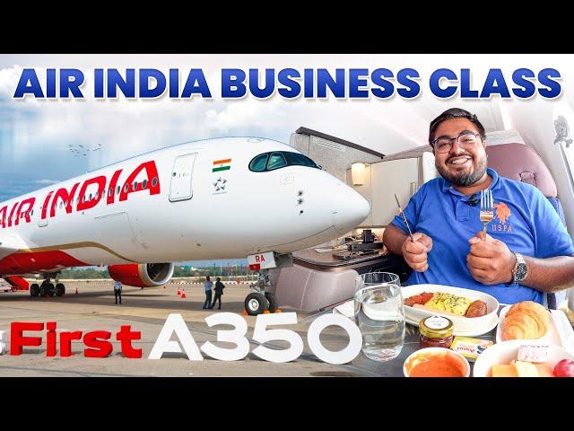 PRIVATE Suite in AIR INDIA A350 | 7 Hours in Business Class | ULTIMATE Experience (BLR-MAA)