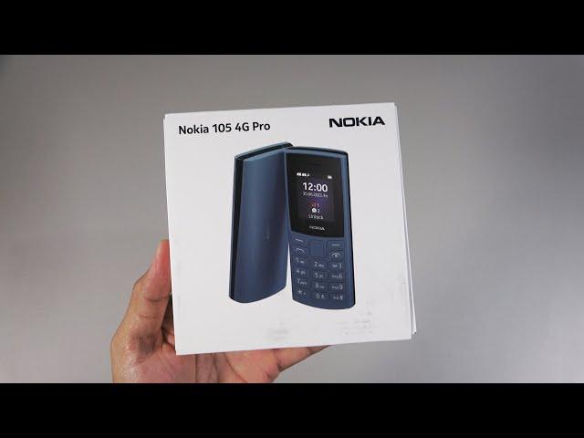 Nokia 105 4G Pro (2023) unboxing, speaker, gaming test