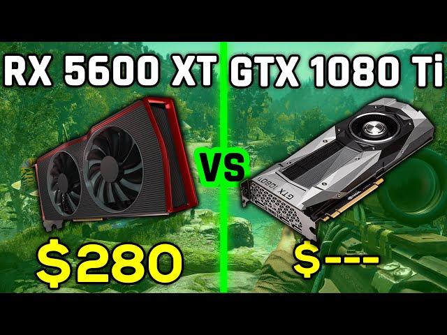 RX 5600 XT vs GTX 1080 Ti (5 Games + Power + Temps)