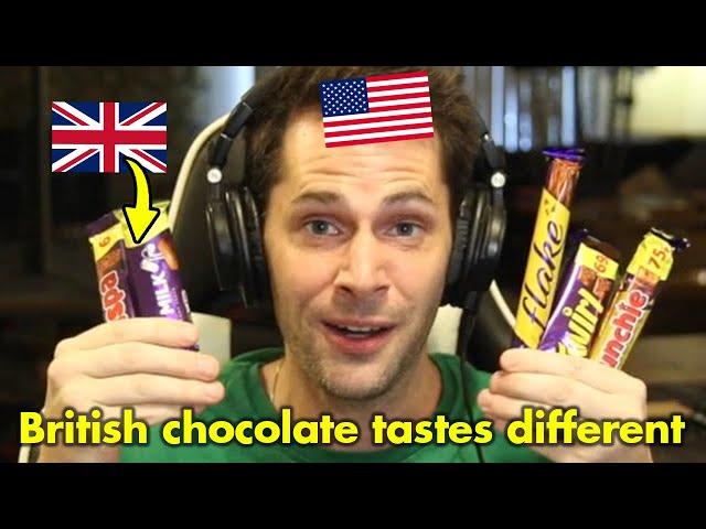 American Tries British Chocolate For the First Time