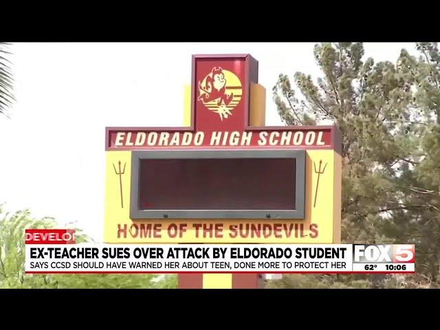 Las Vegas teacher attacked by student sues school district