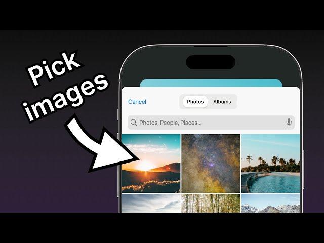 How to use an image picker | Universal App tutorial #4