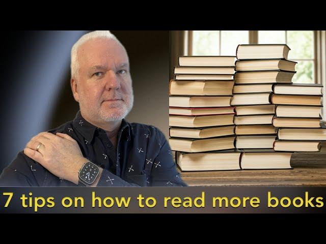 7 tips on how to read more books!