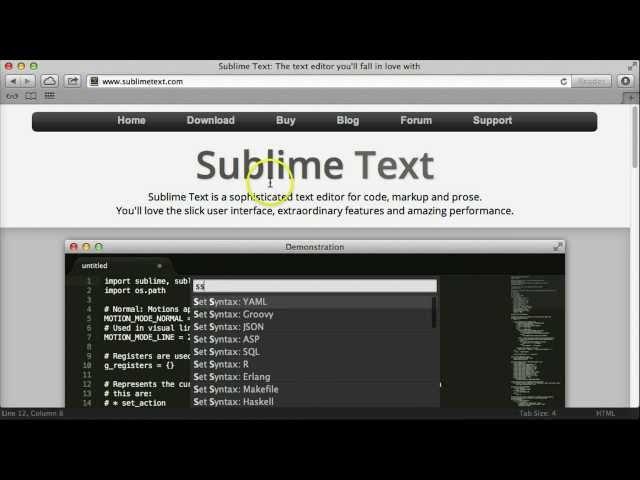 New Text Editor - Sublime Text 2