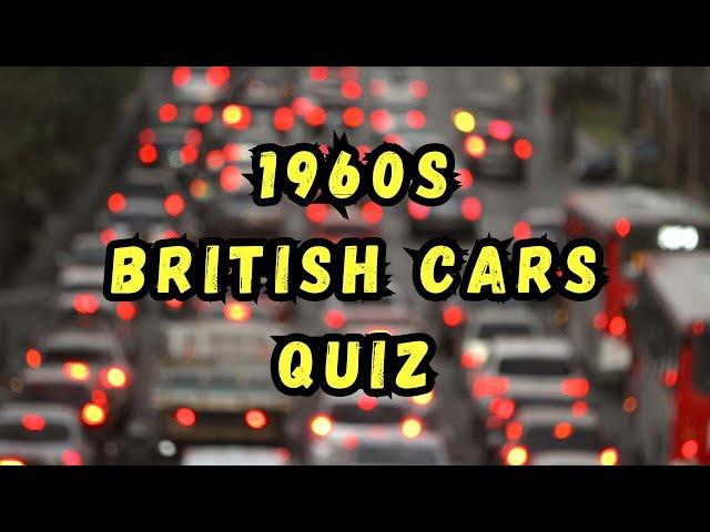 1960s British Car Quiz