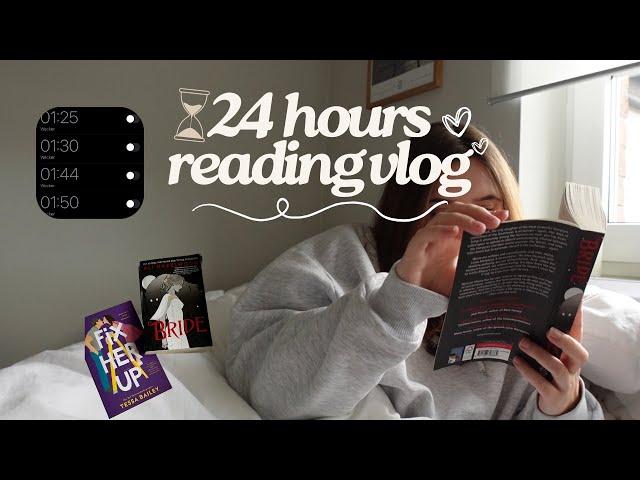 24 STUNDEN LESEMARATHON ⌛️ *spoiler free reading vlog*