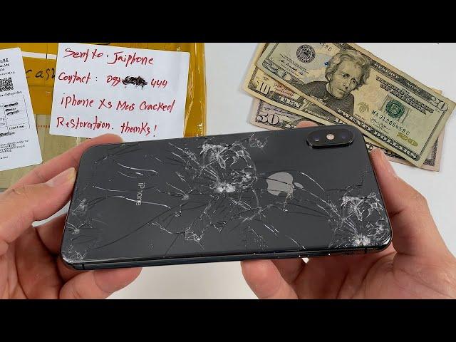 iPhone Xs Max Cracked Restoration | How to Replace iPhone Back Glass Yourself