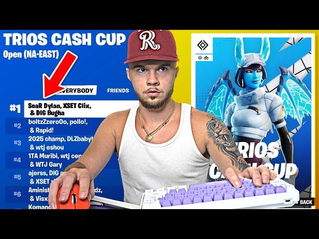 I Played My First Fortnite CASH CUP... (Trios)