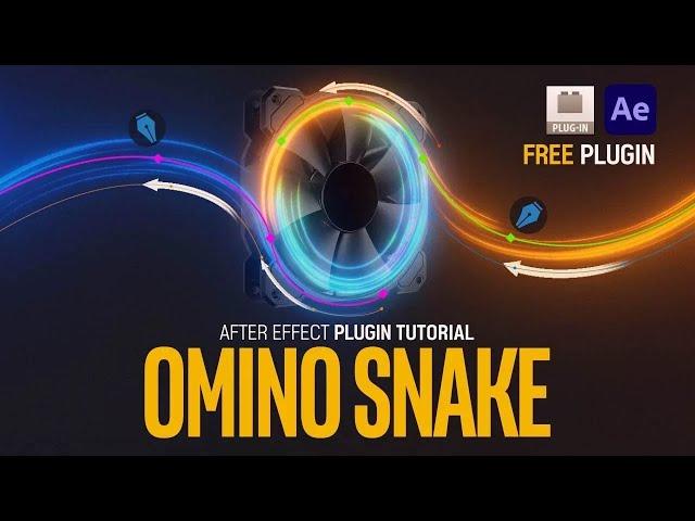 After Effects Omino Snake Free Plugin Tutorial Easy Air Flow