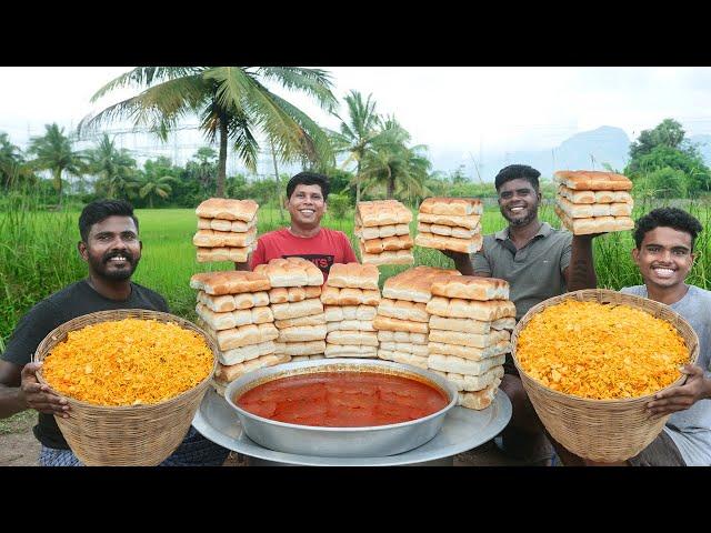 PAV BHAJI | Mumbai Special Street Food Misal Pav Recipe | Village Food