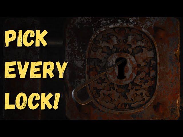 How to NEVER break a lockpick | Lockpicking Guide Wartales