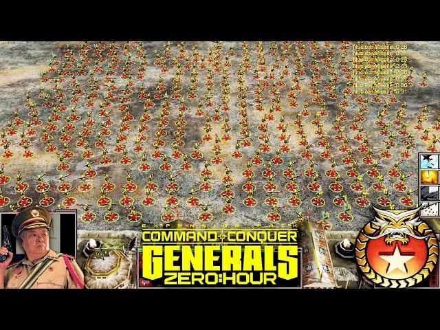 China Infantry 1vs7 Random $10K | Command & Conquer Generals Zero Hour