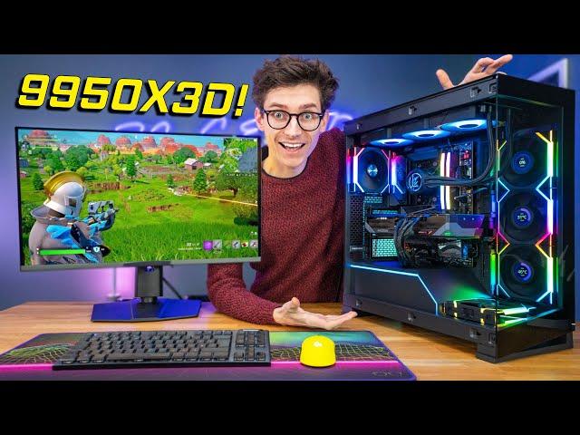 The AMD DREAM MACHINE - 9950X3D & 9070XT Gaming PC Build! | AD