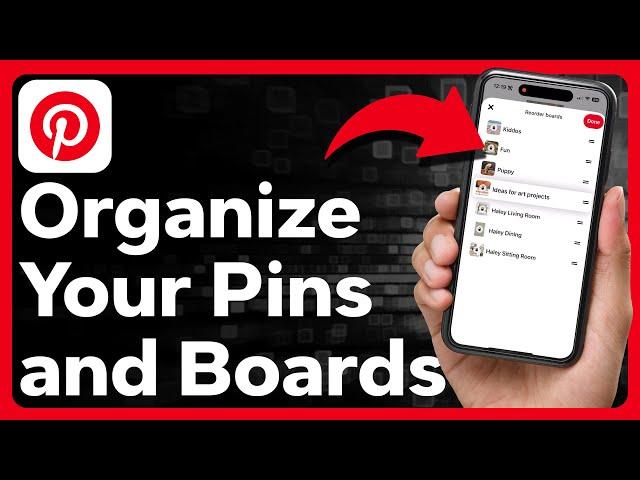 How To Organize Pinterest Pins And Boards