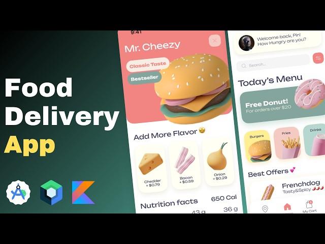 Android EXPERT Reveals Secrets to Building a Food Delivery Kotlin App | Jetpack Compose tutorial