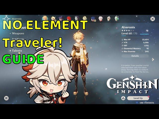 How to Get the No-Element Traveler in Genshin Impact | Complete Tutorial