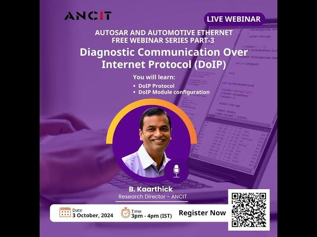 Webinar on the topic DoIP (Diagnostic Communication over Internet Protocol)