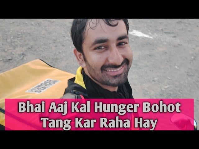 Hungerstation Bohot Bhaga Raha Hay Aaj Kal|| Food Delivery on bike in Saudi Arabia vlog