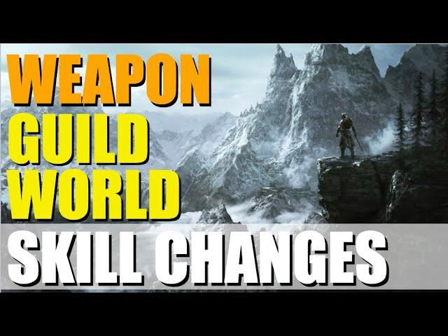 Weapon, World & Guild Skill Line Changes - ESO Elsweyr Patch Notes v5.0.0