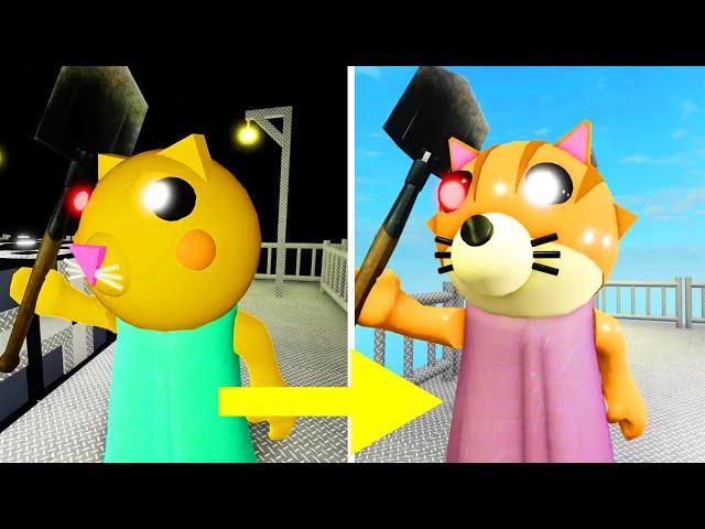 ROBLOX PIGGY ALL JUMPSCARES COMPARISON - Roblox Piggy OLD VS NEW