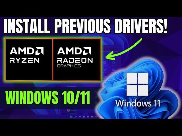 How to Install or Rollback to Previous AMD Drivers & Downgrade to Older AMD Driver Version (2024)