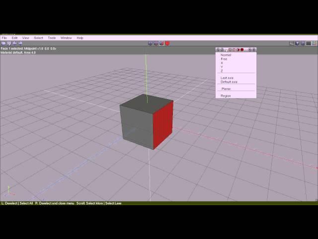 004 Wings3D: Creating hotkeys (1)