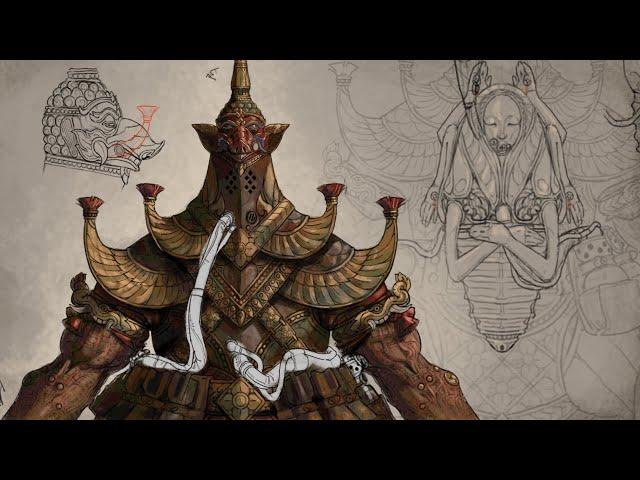 Turning the War dancer into a miniature.