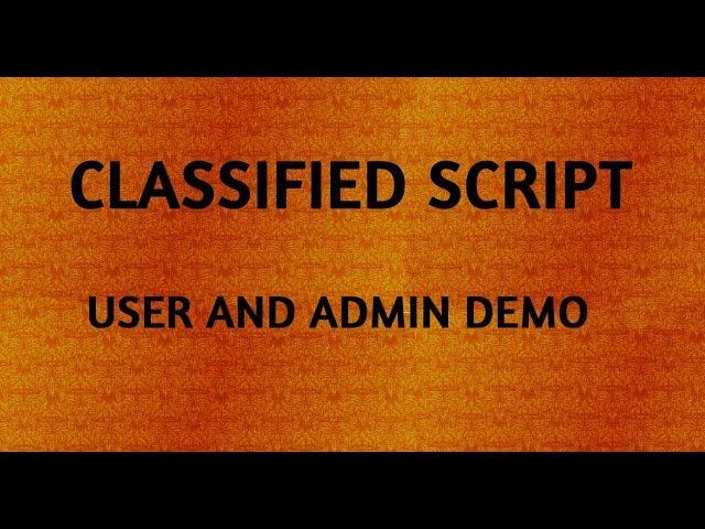 Classified Script – Classified PHP script | Classified Ads Script