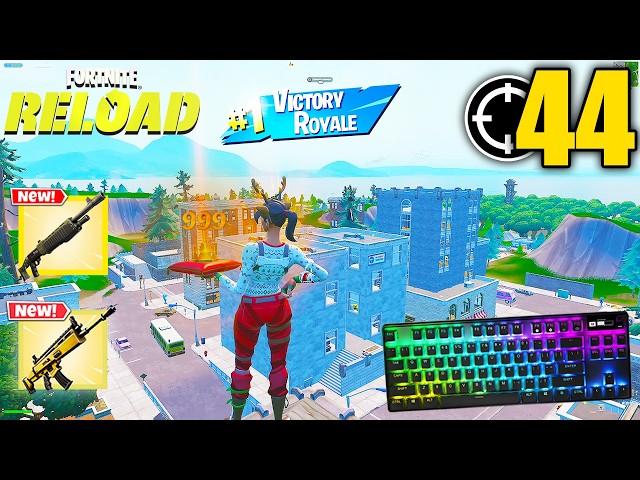 Apex Pro TKL ASMR  44 Kills Solo vs Squads  Satisfying Keyboard OG Fortnite Reload 540 FPS 4K