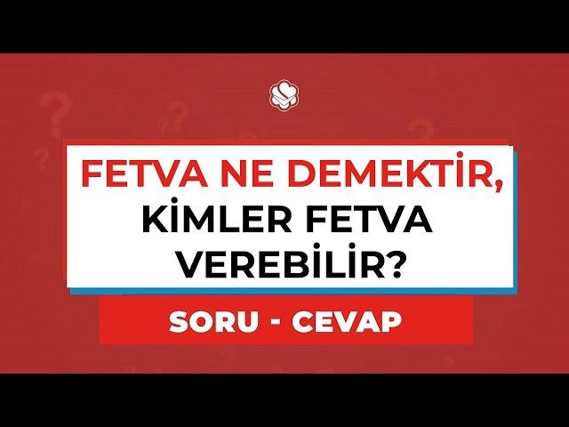 Fetva ne demektir, kimler fetva verebilir? | Prof. Dr. Abdulaziz BAYINDIR