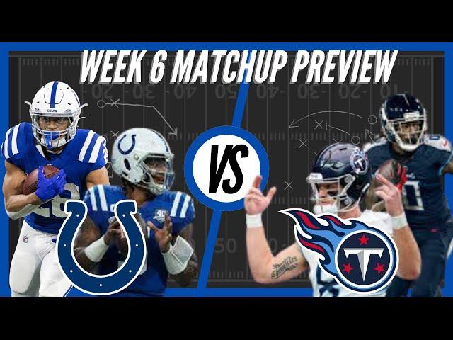 Indianapolis Colts vs Tennessee Titans | Week 6 Preview