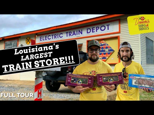 Louisiana's LARGEST Model Train Store!! | Electric Train Depot | Full Tour