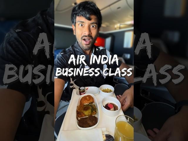 ALL NEW Air India Business Class Food! ️