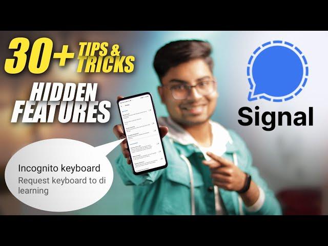 Signal App Tips and Tricks & Hidden Features 2021 in Hindi