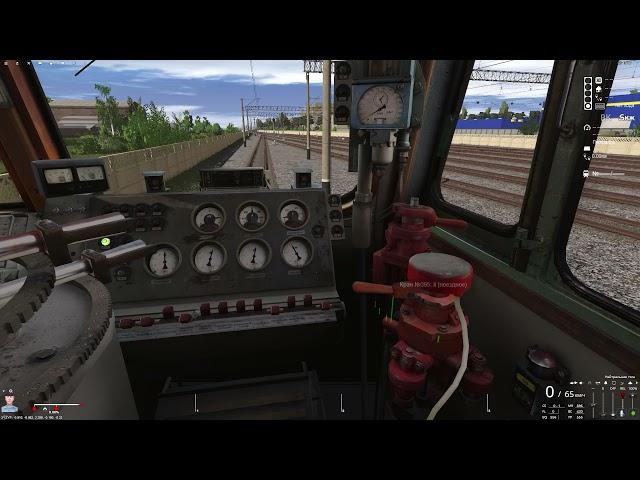 Trainz Railroad Simulator 2019. Launch of VL10 and start of movement to Trainz19