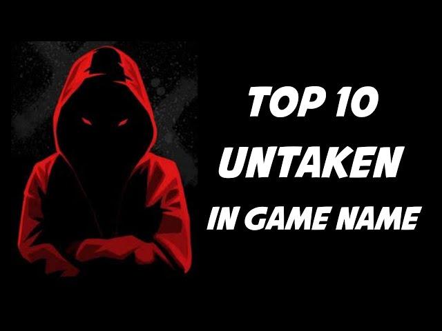 10 DANGEROUS GAMING NAME | unique nickname for FREEFIRE, PUBG, BGMI