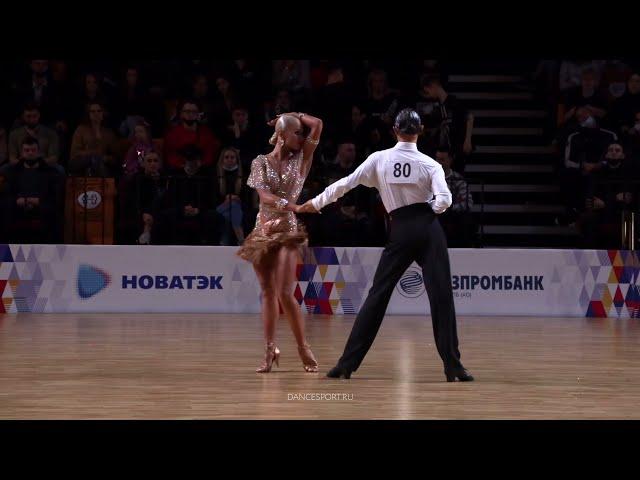 Cha Cha Cha | Maksim Elfimov - Evgenia Churikova | Russian Championship Amateur Latin 2021