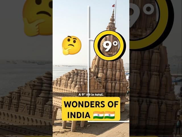Mysterious Leaning Temple of India  | #shorts